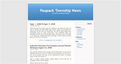 Desktop Screenshot of blog.paupacktownship.org