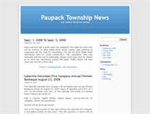 Tablet Screenshot of blog.paupacktownship.org